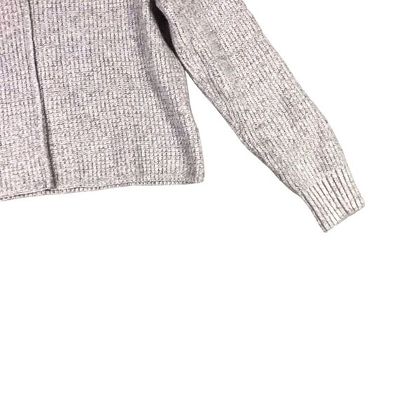 BP Women’s Large Gray V-Neck Ribbed Pullover Sweater Drop Shoulder NWT - Picture 8 of 12